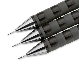 rOtring Tikky Mechanical Pencil (Black Barrel, Set of 4) HB 0.7/0.5/0.35/1.0 + Refills and Eraser B20