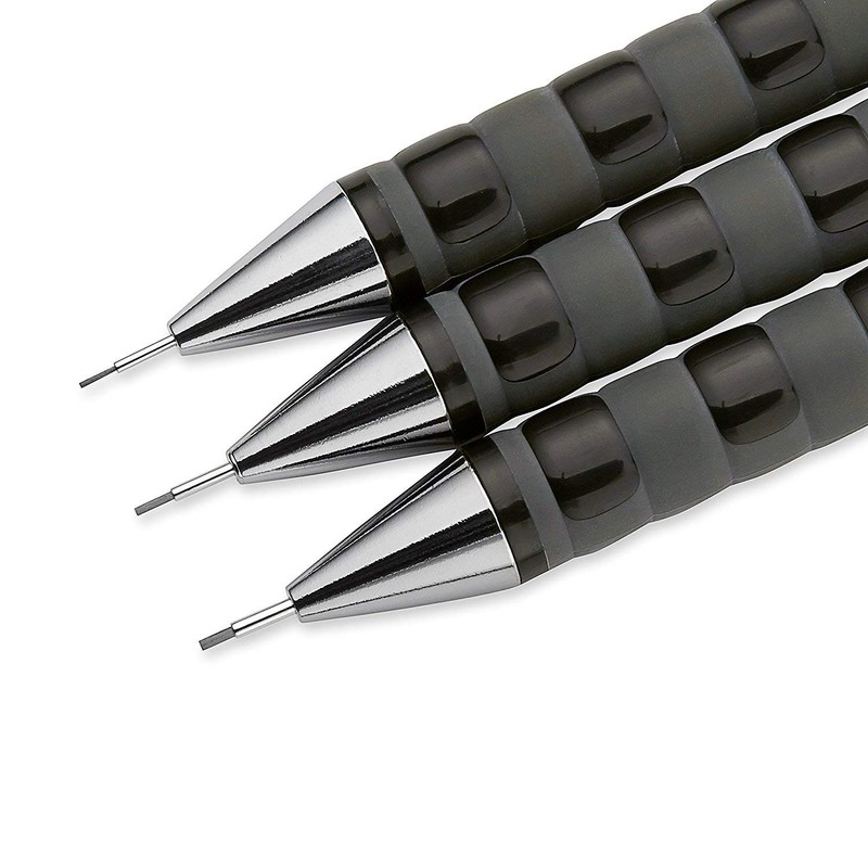rOtring Tikky Mechanical Pencil (Black Barrel, Set of 4) HB