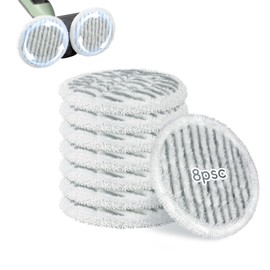 8 Pack Steam Mop Pads for Shark S8001 S7001 S7201 S7000AMZ S8201 Series Reusable Replacement, Washed Repeatedly, Washable for All Hard Floors