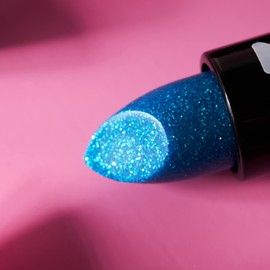 Moon Glitter - Lipstick with Iridescent Glitter - 5 g - Blue
