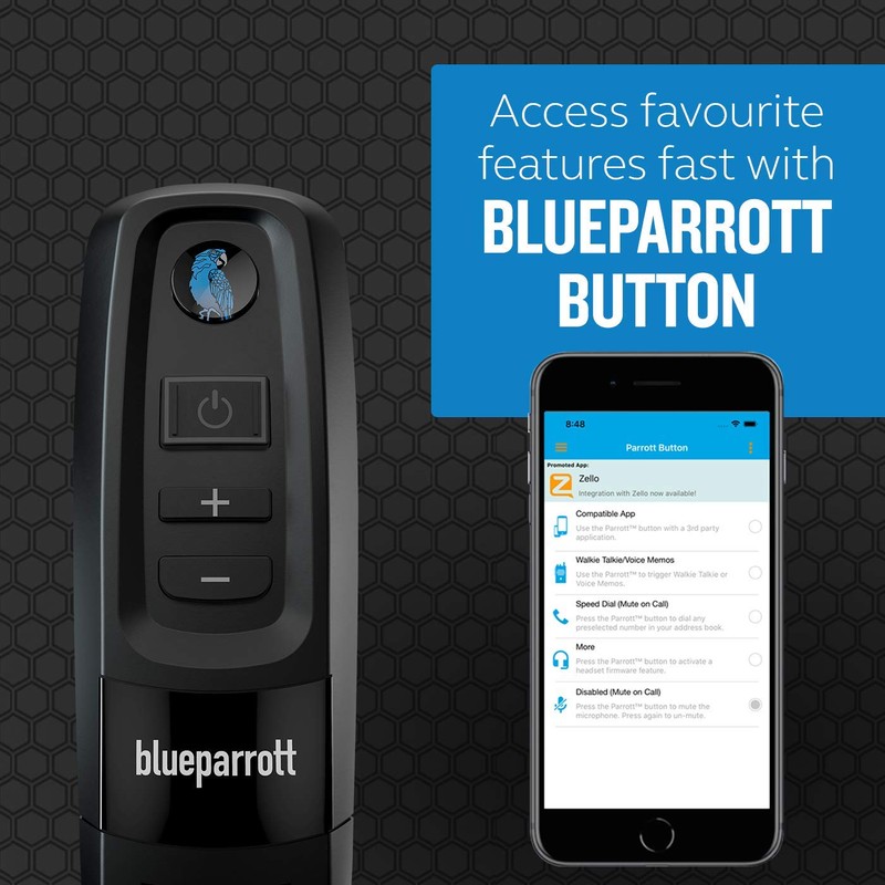 BlueParrott C300-XT Noise Canceling Bluetooth Headset – Hands-Free Wireless Headset,