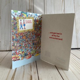 American Greetings Where’s Waldo Happy Birthday Card Find Wenda Get Lost In Fun + Excitement New