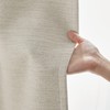 MUJI 84345937 Flame-retardant Blackout Double Weave Non Pleated Curtain, Beige,