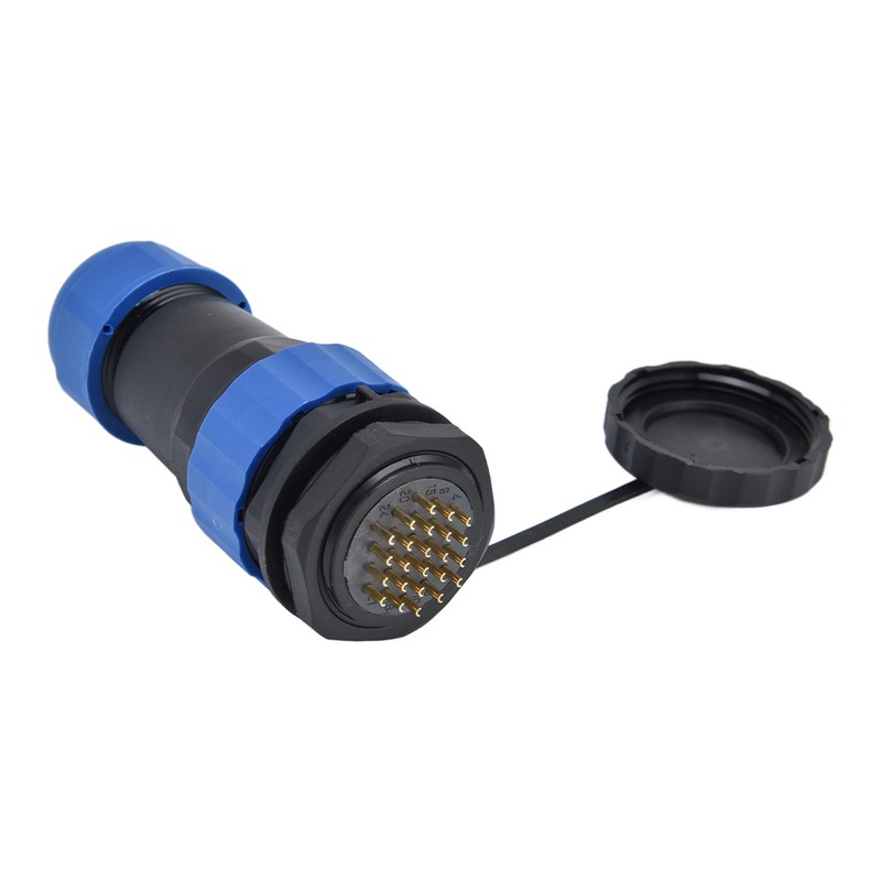 Waterproof Connector Back Nut IP68 Aviation Power Socket 5A for
