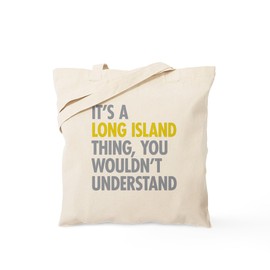 CafePress Long Island NY Thing Tote Bag Natural Canvas Tote Bag, Reusable Shopping Bag