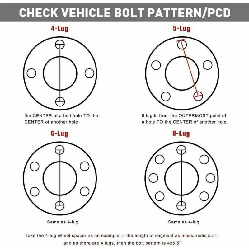 BWA 1 PC 4 LUG TO 5 LUG CONVERSION WHEEL