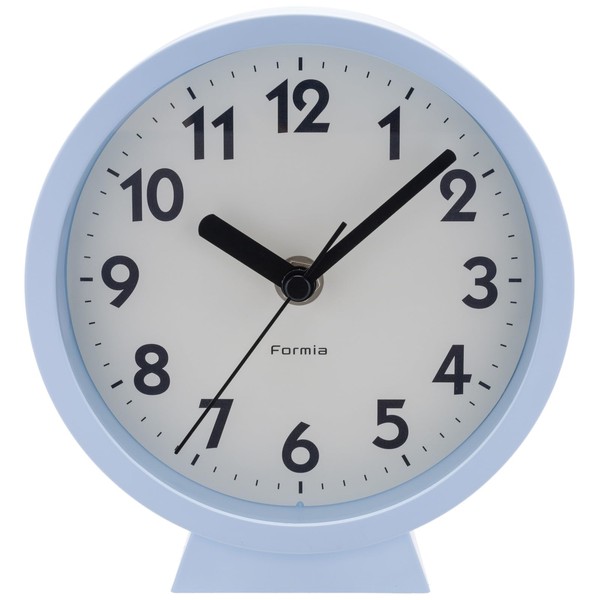 Formia HIC-005W-BU Interior Wall Clock, Design, Continuous Second Hand, Pop,