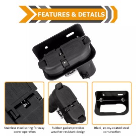 DYSO For 2023 2024 2025 Ford Bronco Maverick Trailer Tow Hitch Wiring Connector Plug