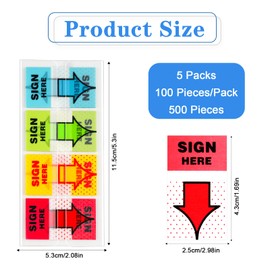 Sign Here Tabs Sign Here Stickers