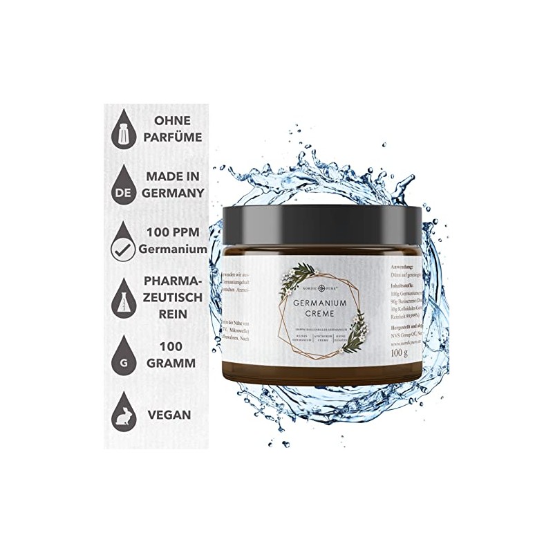Colloidal Germanium Cream, 100 g, Natural Germanium Cream with 100