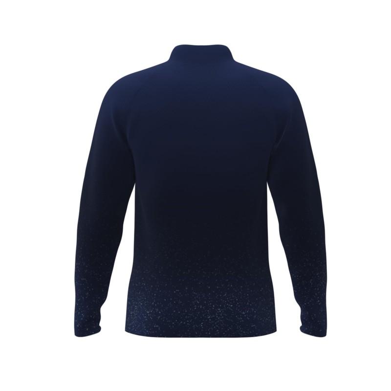 Boombah Boys Baseball Dialed In Verge Quarter Zip Navy/Red/White -