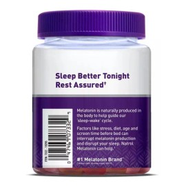 Natrol Melatonina 5 mg - 180 Gomitas Sabor Fresa (Tamaño Extra Grande) 😴🍓