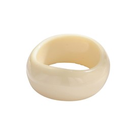 Colorful Resin Geometric Bangle Bracelet for Women Retro Acrylic Round Circular Wristband Bracelet Chunky Irregular Cuff Bracelet Jewelry Gift A-Beige