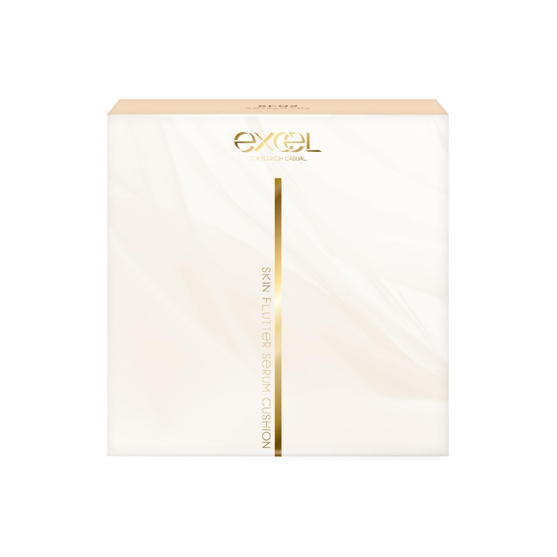 excel Skin Flutter Serum Cushion SF 02 Medium Beige Cushion