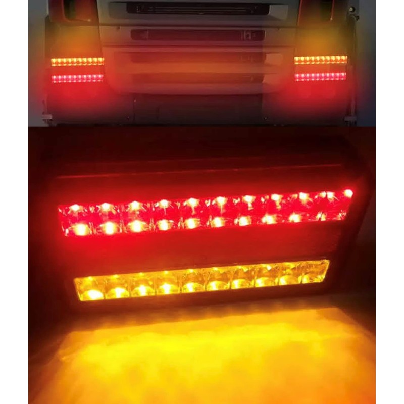 Partools Jimny Trailer LED Tail Lamp, Waterproof, Turn Signal, Small,