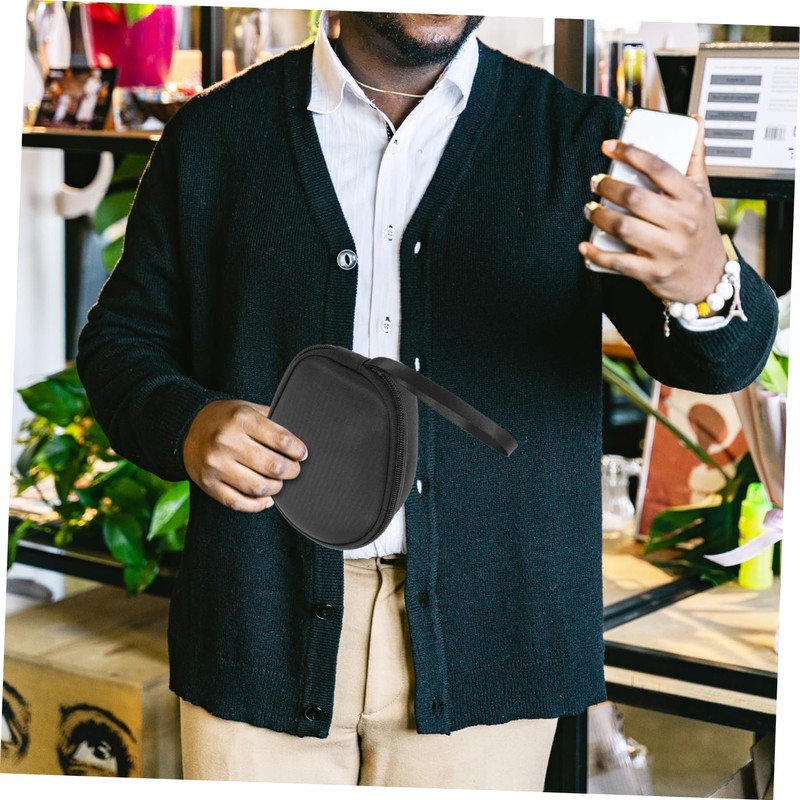 jojofuny 2pcs Portable Earphone Organizer Bag Cable Storage Case for