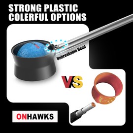 ONHAWKS Golf Ball Retriever for Water,Telescopic 12Ft/9Ft Stainless Steel Shaft Two-Sided Easy Pick Up Balls,Unbreakable Head Retriever Tool Golf Accessories Golf Gift for Men