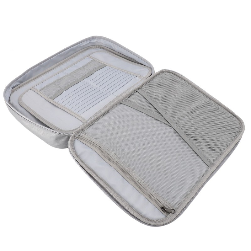 Fireproof Document Box Multilayer Portable Document Organizer Bag for Home