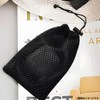 4 Pack Nylon Mesh Drawstring Bag for Audiophile 10x15cm Small