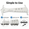 Bicycle Chain Wear Gauge – Stainless Steel Multi-Function Measurement Tool