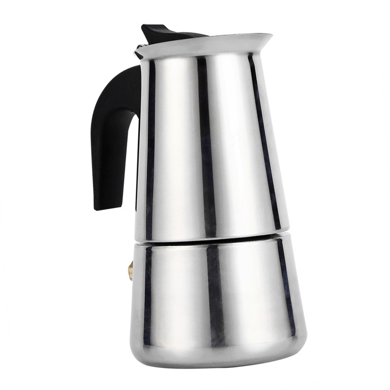 Stainless Steel Percolator Moka Pot Coffee Maker Stove Home Office