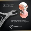 Alicate Cuticula 4 Pulgadas Corte Completo Pedicure Acero Inoxidable Profesional