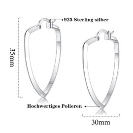 Toplstud 925 Sterling Silver Hoop Earrings Women's Hoop Earrings Silver 925 Earrings Hypoallergenic Cartilage Huggie Hoop Earrings for Women Girls, Sterling Silver
