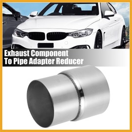 Partuto 2.75" ID to 3" ID Stainless Steel Car Exhaust Pipe Adapter Reducer Replacement