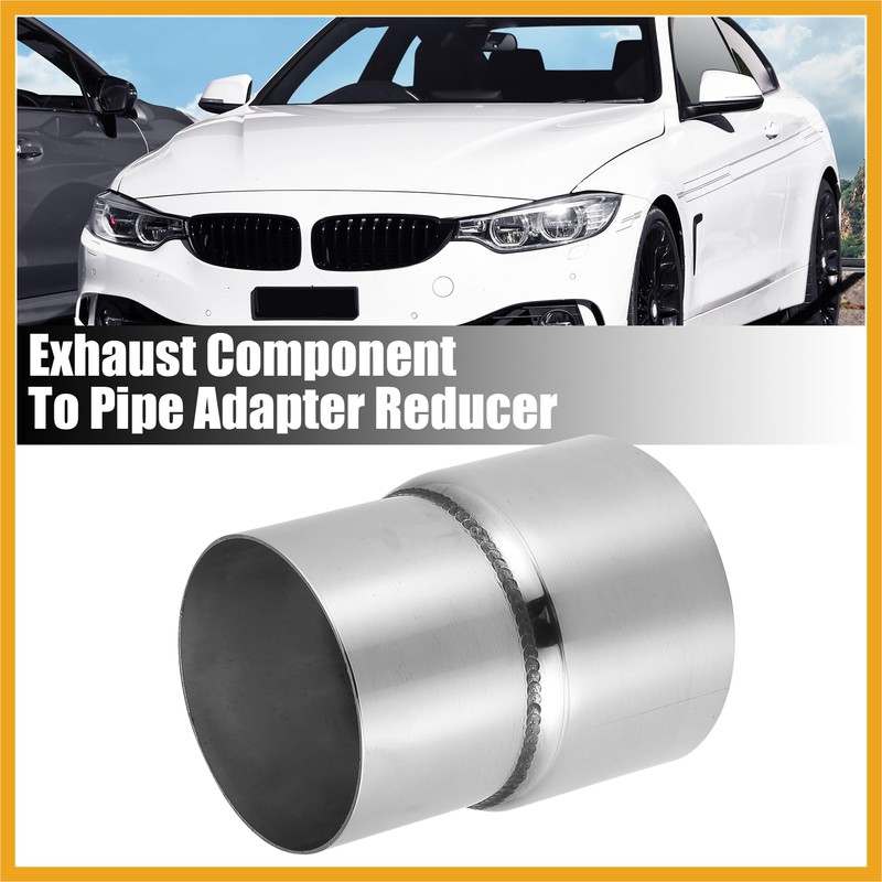 Partuto 2.75" ID to 3" ID Stainless Steel Car Exhaust