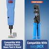 Everest Media Solutions 90° Angled CAT6 Keystone Jack in Grey