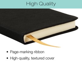 2025 Textured Cover Weekly Monthly Pocket Planner/Pocket Calendar, 4"x7": 14 Months (November 2024 - December 2025) / 2025 Calendar / 2025 Weekly Calendar/Weekly Planner Organizer (Black)