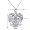 GuDeKe Russian Double Headed Eagle Necklace Emblem of Russia Pendant