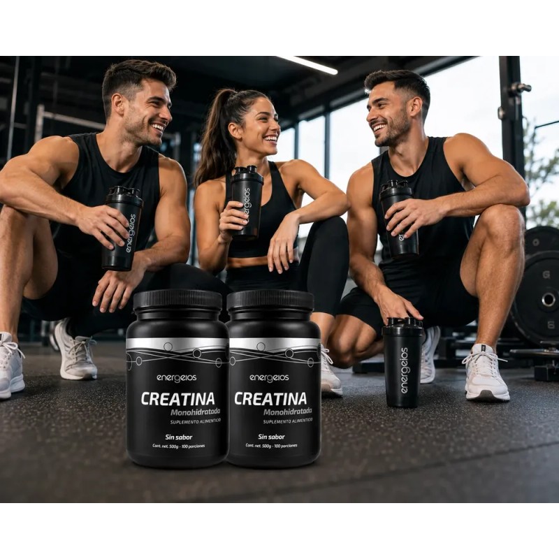 Biotina 120 Caps Y Creatina Monohidratada 500mg Energios