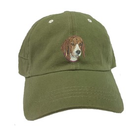 YourBreed Clothing Company 100% Cotton Twill Beagle Embroidered Unisex Baseball Cap - Dog Low Profile Soft Men and Women's Hats for Outdoor Activities Olive