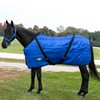 Channel Quilt Stable Blanket (84, Blue)