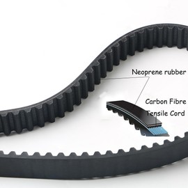 120-3335 Replacement Belt for Toro Timemaster 30" Lawn Mower;44" x 3/4" 1203335 Deck Replacement Timing Belt for STENS 265-610 Exmark 120-3335 Toro 120-3335 (1PCS)