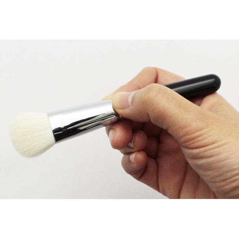 Kumano Makeup Brush, SR Series, Liquid Foundation Brush, Goat Wool