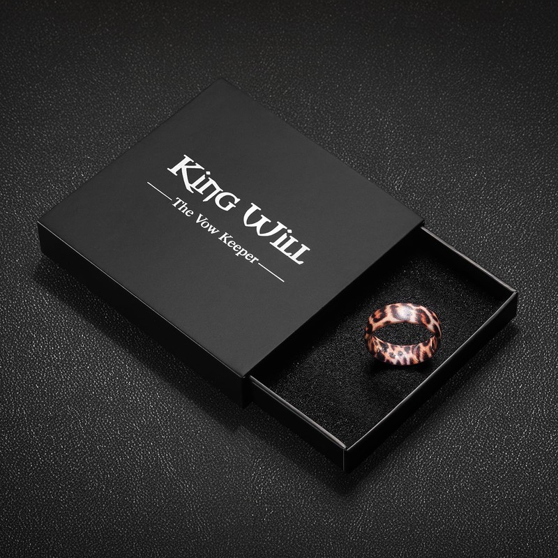King Will Men Silicone Wedding Band 7mm Size 9