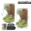 Bird Feeder No Mess 2PCS Automatic Clear Bird Seed Food