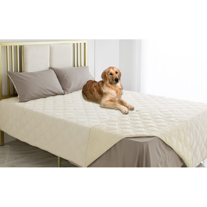 Ameritex Waterproof Dog Bed Cover Pet Blanket with Anti-Slip Back