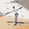OMOTON 360° Rotating Laptop Stand Riser for Desk, Ergonomic Foldable