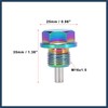 INFINAUTO M16x1.5 Multicolor Magnetic Oil Drain Plug with Gaskets 1