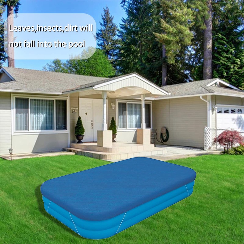 Rectangle Pool Cover, Inflatable Pool Cover Underground Pool Cover Dust