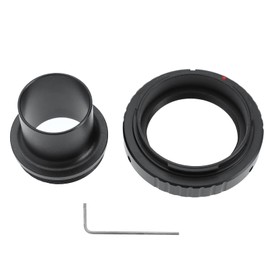 1.25" M42 T Mount with Adapter T-Ring Replacement Compatible with EOS 5D/5D Mark II/50D/60D/20D/30D T-Ring and M42 to 1.25" Telescopic Adapter
