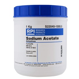 Sodium Acetate, ANHYDROUS, 1 Kilogram