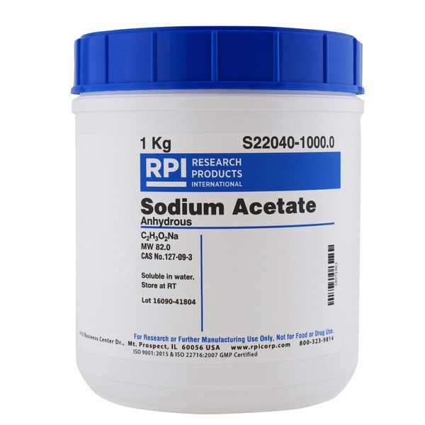 Sodium Acetate, ANHYDROUS, 1 Kilogram