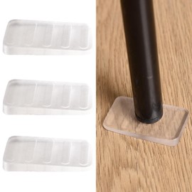 DILUSILK 4Pcs Plastic Wedges for Leveling Furniture Wedges Levellers for Uneven Floors, Plastic Shims for Leveling Toilet/Feet, Adjustable Furniture Shims Wedges Trimmable Fix