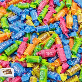 Fruit-Flavored Chewy Candy – Assorted Mix of Individually Wrapped Chews – Bulk Bag 2LB