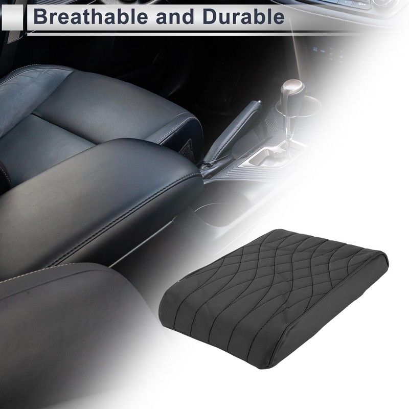 X AUTOHAUX Car Center Console Cover Car Armrest Cover 12.6"x8.27"x1.97"