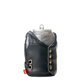 Puffin - The Hog Beverage Leather Vest - Insulated 12 oz Can Cooler I Beer Bottle & Soda Can Insulator, Keep Drinks and Beverages Cold